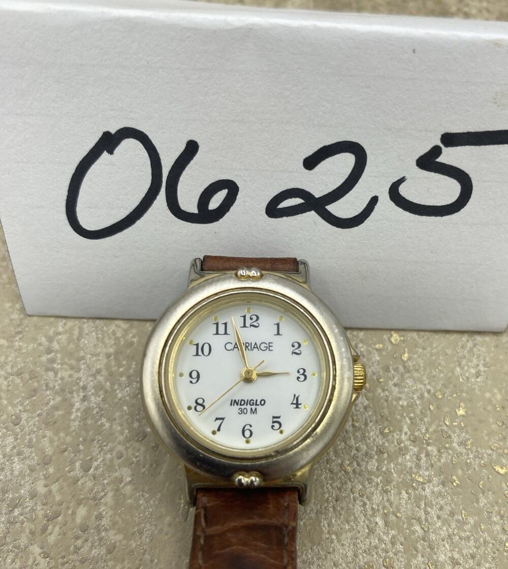 womens timex carriage WR 30M watch